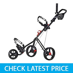 CaddyTek SuperLite Deluxe Golf Push Cart